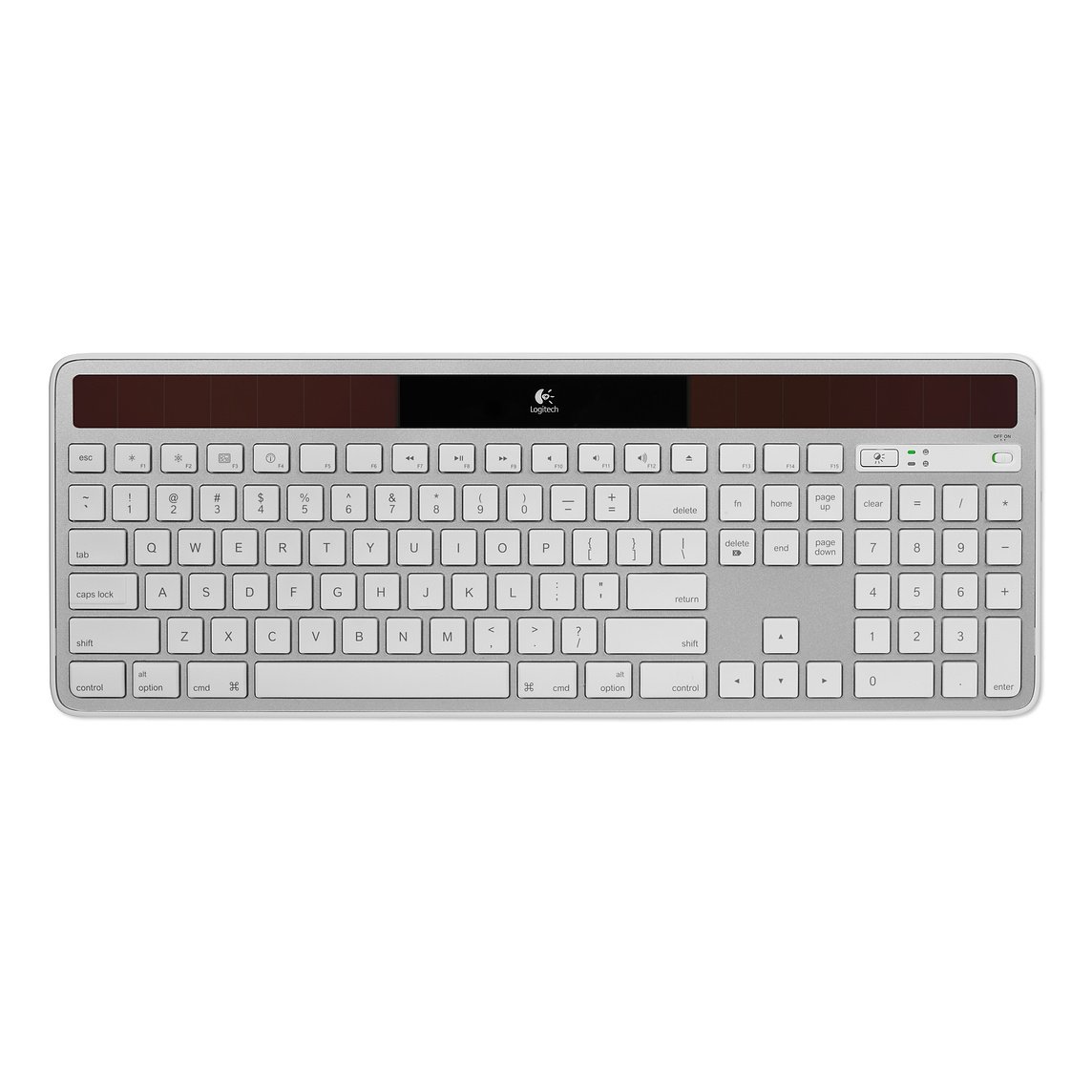 Hylde komponent input Logitech Wireless Solar Keyboard K750 | Dynemac